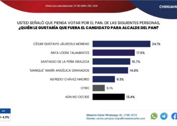 Massive Caller publica resultados de encuesta interna del PAN