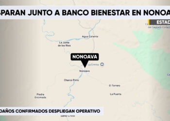 Movilización de seguridad en Nonoava por presuntas detonaciones cerca de banco