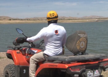 Refuerzan vigilancia en la presa Chihuahua para proteger a las familias