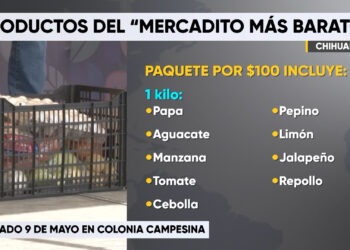 Preparan segunda edición del “Mercadito Más Barato” con 2 mil canastas en Chihuahua