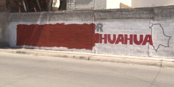 Repintan bardas utilizadas para propaganda política