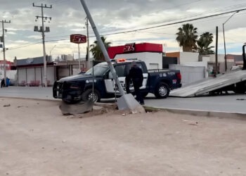 Policía municipal resulta lesionado tras volcadura en Jardines de Oriente