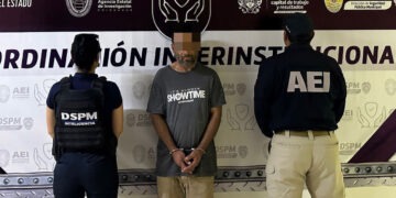 Detienen a sujeto acusado de feminicidio en el hotel Villas del Sol