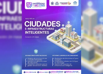 Invitan a maestría en “Ciudades e Infraestructuras Inteligentes” en la Universidad de las Mujeres