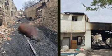 Investiga FGE incendio en predio utilizado como granja; varios animales perdieron la vida