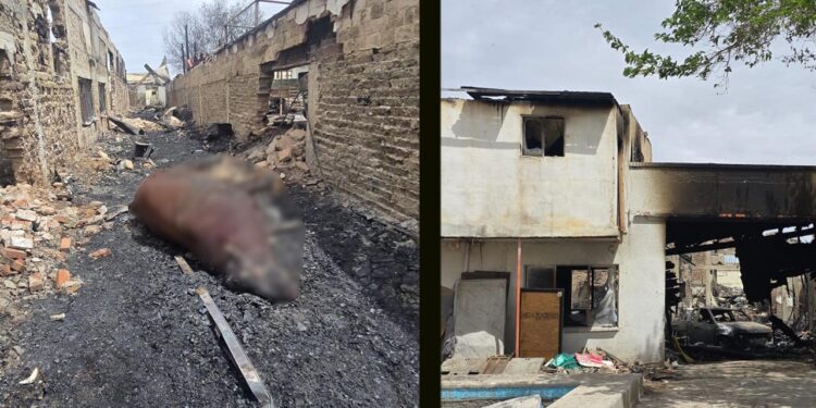 Investiga FGE incendio en predio utilizado como granja; varios animales perdieron la vida