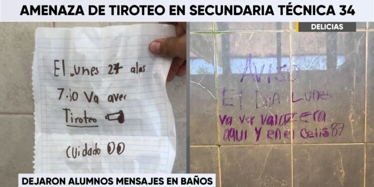 Alerta en secundaria de Delicias por presunta amenaza de tiroteo