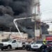 Voraz incendio consumió recicladora sobre el Juan Pablo II