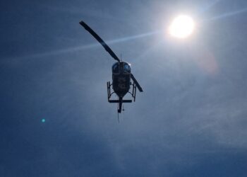 Patrullaje desde el aire por Semana Santa: Policía Municipal con Halcón I