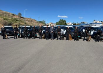 Refuerzan seguridad en la capital: diez nuevos binomios se integran al Grupo K9