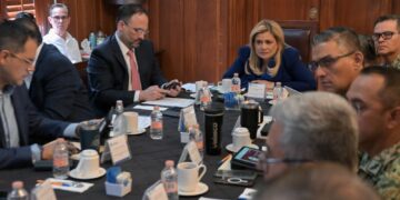 Maru Campos destaca cifras históricas en favor de las mujeres durante Mesa de Seguridad
