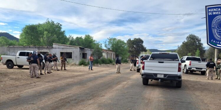 Despliega FGE y DEFENSA operativo conjunto en comunidad del municipio de Madera