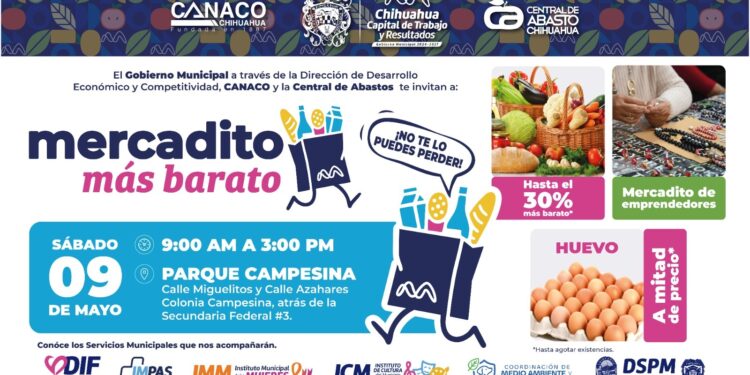 Llevarán a cabo la segunda edición del programa “Mercadito Más Barato”