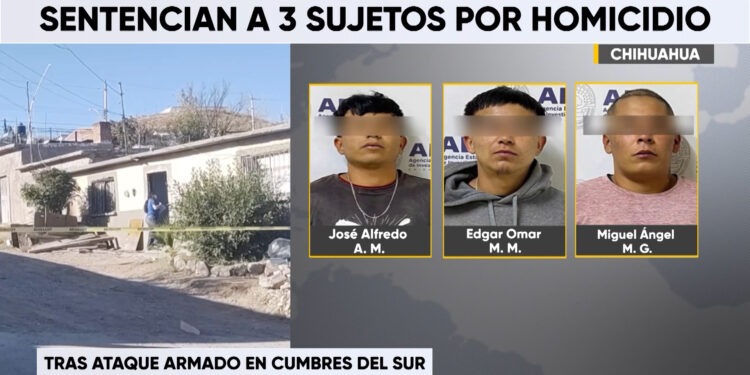 Obtienen fallo condenatorio contra tres hombres por tentativa de homicidio en Chihuahua