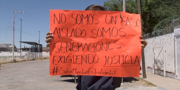 Manifestación en el CETIS 86 termina en conflicto entre estudiantes y personal del plantel