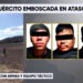 Ejército repele agresión armada en Guadalupe y Calvo; hay tres detenidos