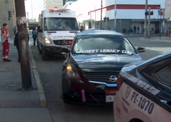 Mujer rarámuri resulta lesionada tras ser atropellada en el centro de la ciudad