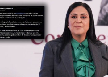 Ariadna Montiel respalda citatorios de la FGR a Maru Campos y Rubén Rocha