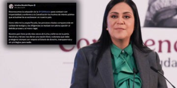 Ariadna Montiel respalda citatorios de la FGR a Maru Campos y Rubén Rocha