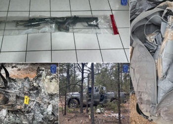 Aseguran tres vehículos, un fusil barret y explosivos en Madera