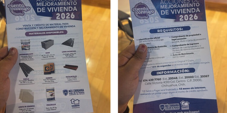 COESVI lanza programa de mejoramiento de vivienda con créditos sin intereses