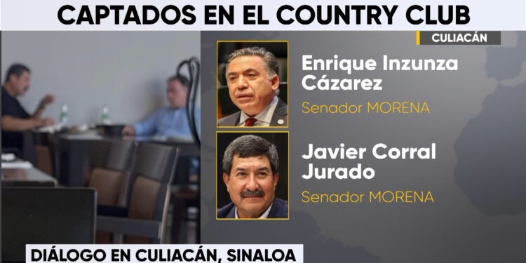 Enrique Inzunza y Javier Corral son vistos juntos en Culiacán