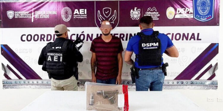 Captura AEI a presunto homicida de víctima en el Motel Delicias