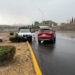 Lluvias provocan choque en el Periférico de la Juventud; dos vehículos involucrados