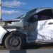 Conductor resulta lesionado tras choque en carretera Chihuahua-Cuauhtémoc