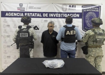 Detienen a hombre en posesión de 1.2 kg de pastillas de fentanilo