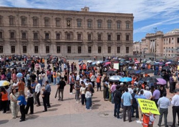Evacúan el centro de Chihuahua por sismo de 7.6; se trata del Primer Simulacro Nacional