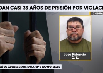 Condenan a más de 32 años de prisión a hombre por abuso sexual y violación agravada en Chihuahua