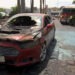 Se incendia automóvil en estacionamiento de Distrito 1