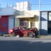 Choque entre dos vehículos deja a una mujer lesionada en el Centro