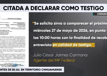 Difunden oficio de la FGR para comparecencia de Maru Campos como testigo