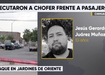 Chofer de transporte de personal fue asesinado frente a pasajeros en Jardines de Oriente
