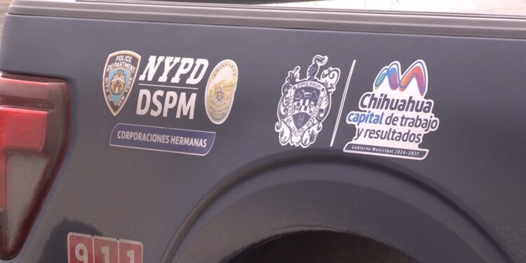 Bonilla defiende colaboración con Policía de Nueva York tras polémica por logotipos