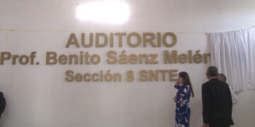 Nombran salón en Meoqui en honor al maestro Benito Sáenz Meléndez