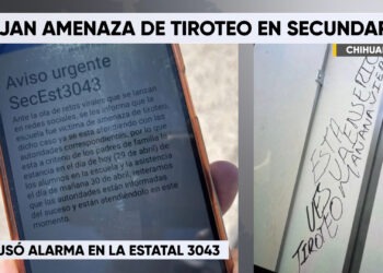 Investigan nueva amenaza de tiroteo en secundaria de la colonia Villa Nueva