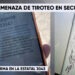 Investigan nueva amenaza de tiroteo en secundaria de la colonia Villa Nueva