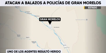 Dos policías municipales resultan heridos tras ataque armado en Gran Morelos