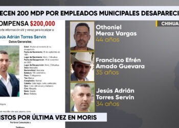 Ofrece Fiscalía recompensa por tres personas desaparecidas en Moris