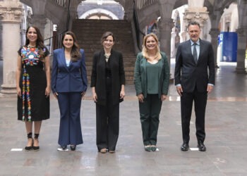 Maru Campos estrecha lazos estratégicos en Aguascalientes