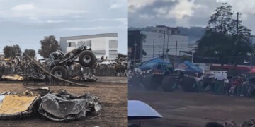 Monster truck pierde el control y deja al menos 3 muertos y 38 heridos en Colombia