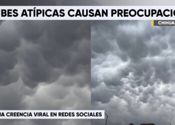 Nubes mammatus sorprenden en el cielo de la capital; se viralizan en redes sociales