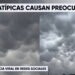 Nubes mammatus sorprenden en el cielo de la capital; se viralizan en redes sociales
