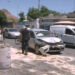 Pareja lesionada tras carambola en la zona centro de la ciudad
