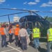 Trasladan en operativo aeromédico a hombre con quemaduras graves por explosión de tanque de gas