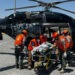 Realizan traslado aeromédico de paciente lesionado