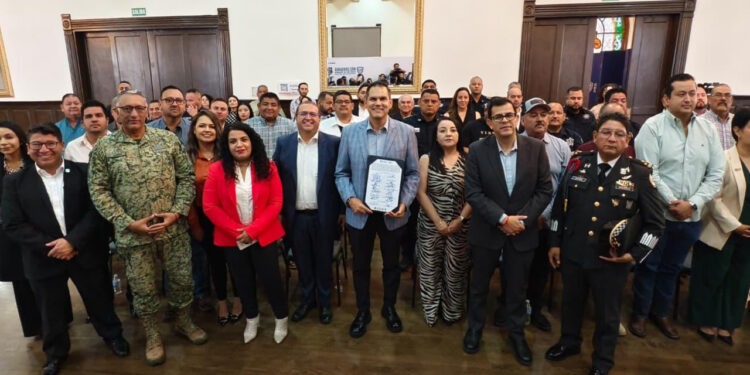 SSPE firma convenio con 16 municipios; destina 96 millones de pesos a seguridad